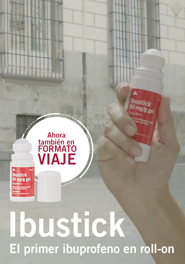 IBUSTICK, el primer ibuprofeno en roll-on